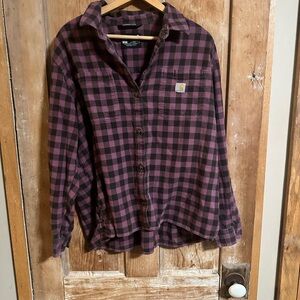 Carhartt women’s Rugged Flex Plus size Flannel